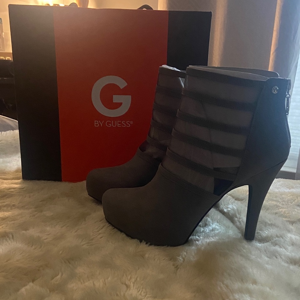 G by Guess Women's Black Heeled Boots
